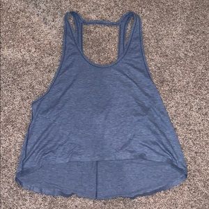 Lululemon open back work out tank top